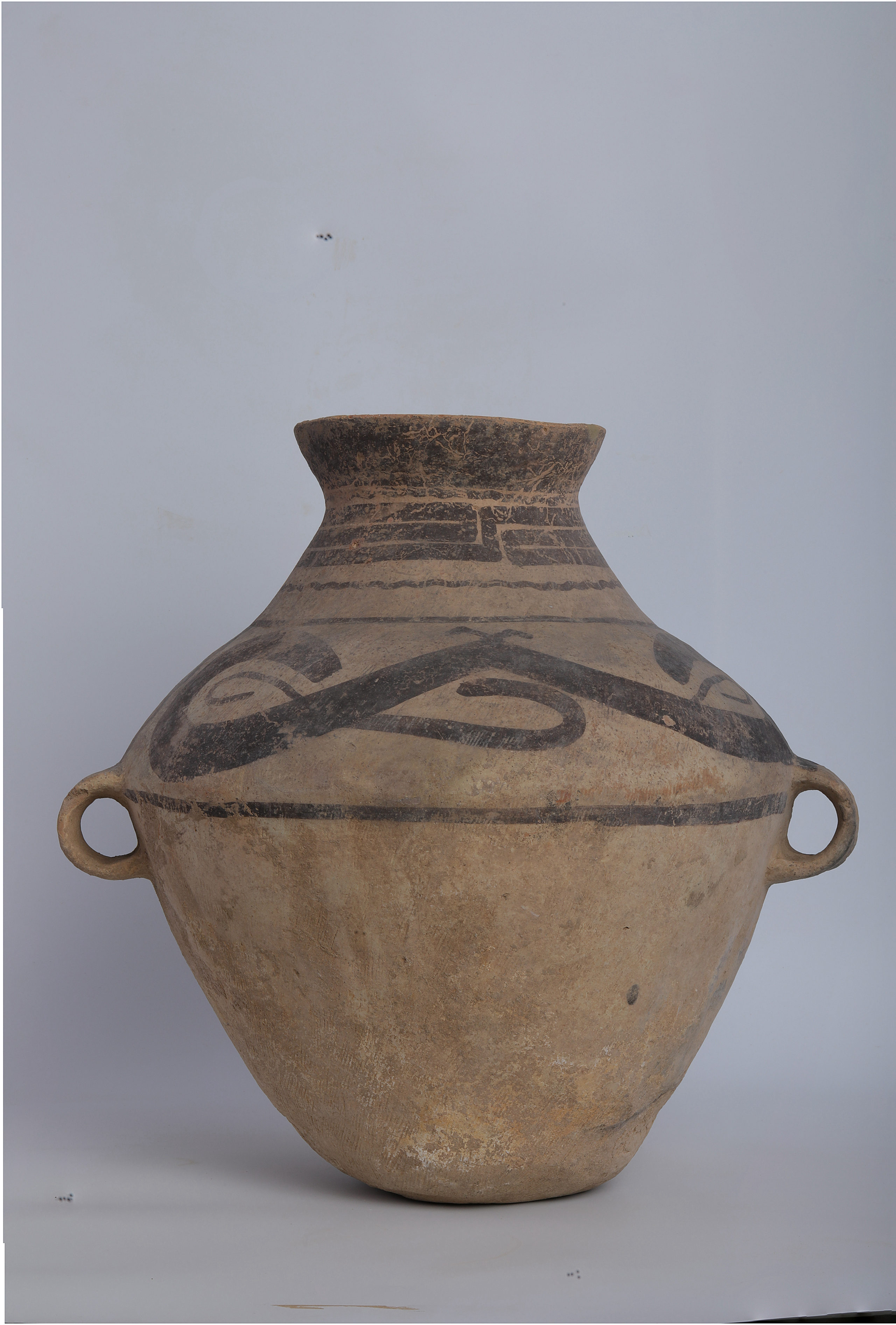 新石器時(shí)代彩陶雙系壺